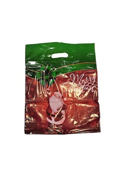 ERBE Set de 50 pungi de cadou din plastic, decorațiune de Crăciun