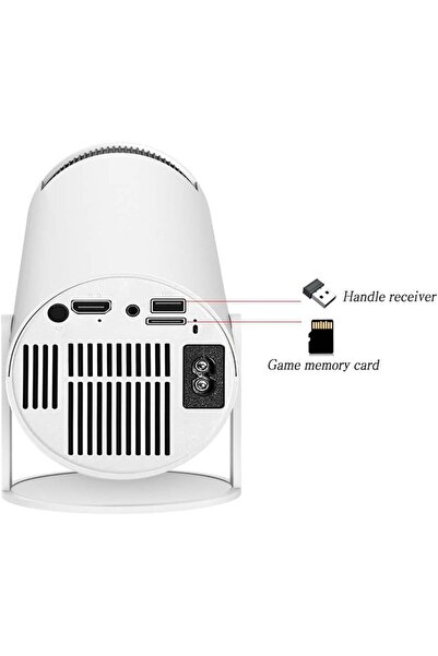 JUNGLEE X10PLUS ANDROİD PROJEKTÖR + GAME PROJECTOR ULTRA HD 4K EV SİNEMA YANSITMA OYUN PROJEKSİYON CİHAZI