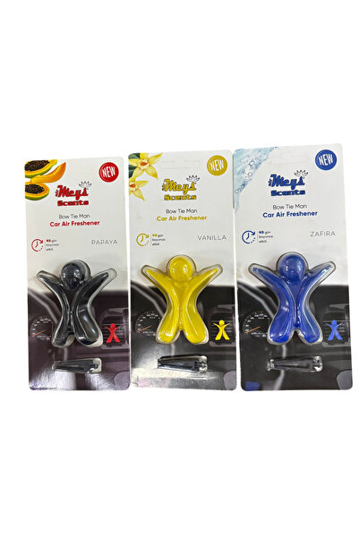 YGT Araç Kalorifer Kokusu (Bow Tie Man) Papaya Vanilya Zafira 3 Adet Fiyatı