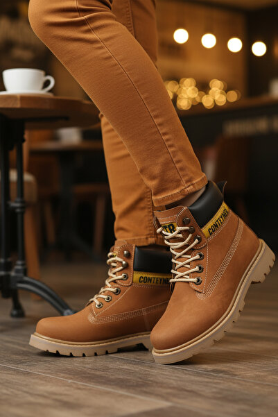 CONTEYNER ayakkabı Μπότες Unisex με αντοχή στο κρύο και αντιολισθητικές μπότες Cinnamon Nubuck 922 G