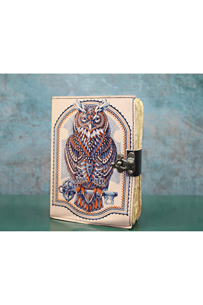 RiverWorld River World Series C Notebook Leather with Owl