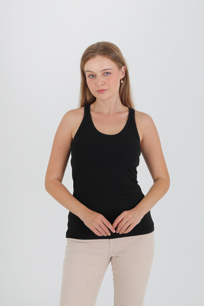 GIANT BASIC Women's Sports Clothing Straped Lycra Cotton Tank Top