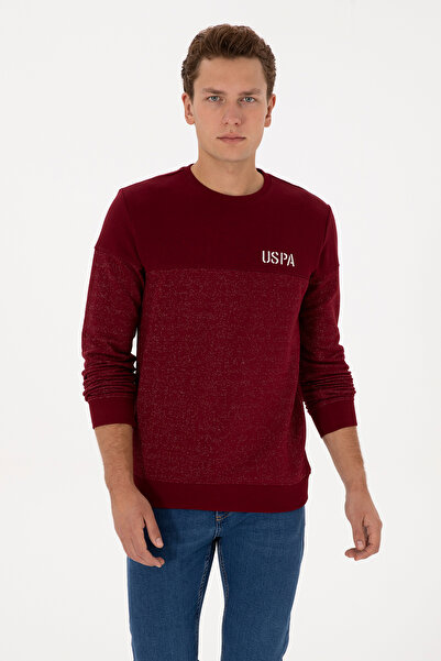 U.S. Polo Assn. Men's Burgundy Sweatshirt 50316380-Vr014