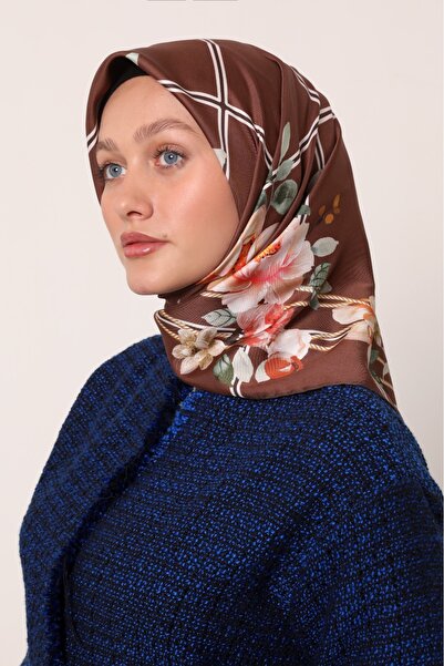 Levidor Trend Twill Κασκόλ Ειδικού Σχεδιασμού Σχοινί με μοτίβο λουλουδιών