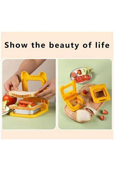 Generic Uncrustable Sandwich Maker Cutters for Kids Lunch,Mini Cookie Cutter and Sealer