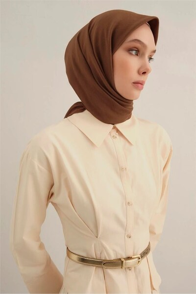 Armine Stylish Modern Lyocell Scarf Brown