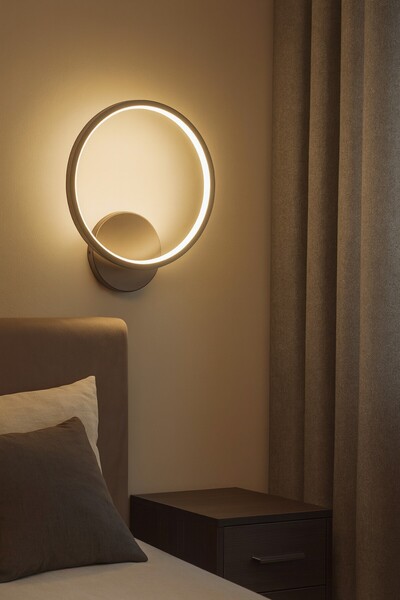 LEGACY Aura Modern Tasarım Kahverengi Gün Işığı Ledli Hol - Banyo - Mutfak - Salon Led Duvar Aplik