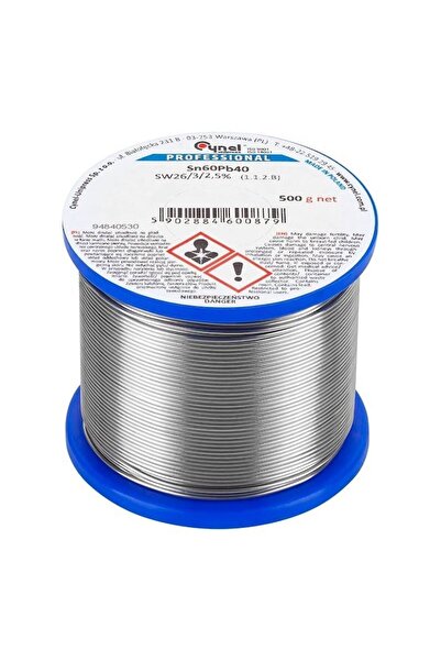 Cynel Flux solder spool Sn60Pb40 2.0mm 500g