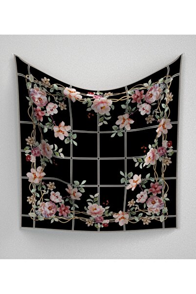 Levidor Trend Twill Scarf Special Design Rope Flower Pattern