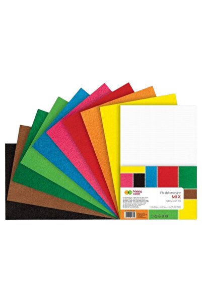 Other Fetru decorativ 20x30cm, 1.5mm /10 foi/ Amestec de culori vesele