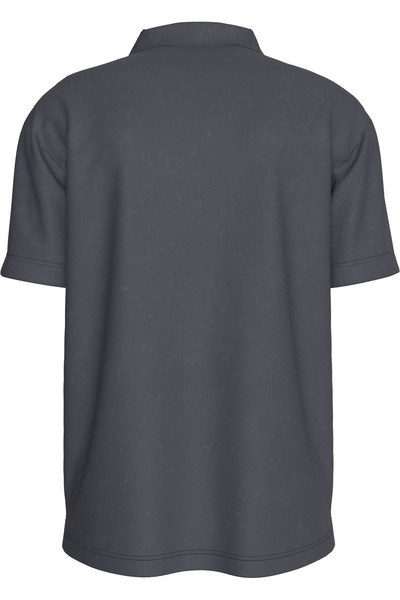 Calvin Klein Men India Ink Textured Short Sleeves Polo T-Shirt