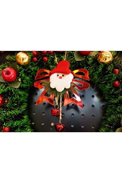 Bibilel Christmas tree ornament, Bibilel, Bow with bells, Red, Glossy, 15x20 cm, Acrylic, Indoor/Outdoor