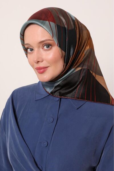 Levidor Κρυστάλλινο κασκόλ με ριγέ γεωμετρικό κλασικό σχέδιο