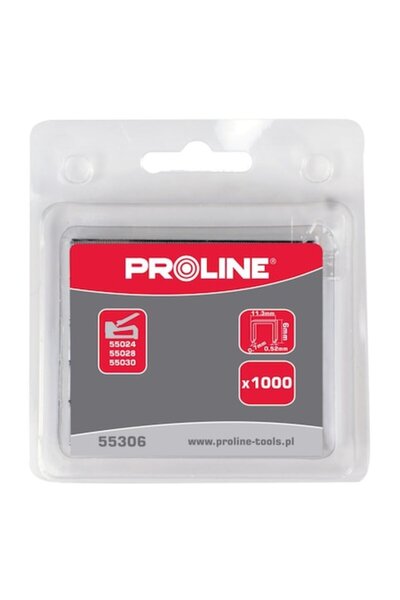 PROLINE capse de oțel, 1000 bucăți, pentru capsatoare