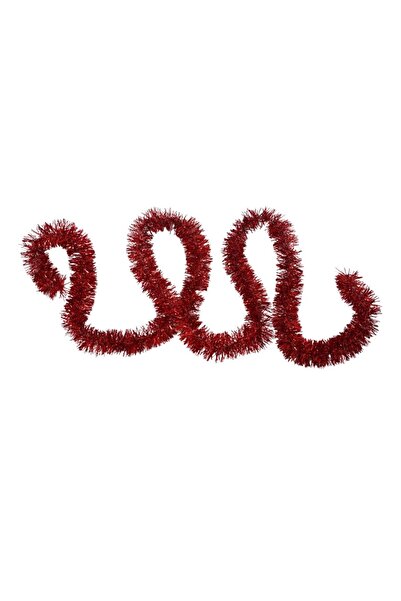 Flippy Beteală de Crăciun, Flippy, roșie, dimensiune 2 m x 7 cm, material: folie PVC, interior/exterior