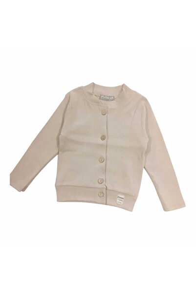 MİNİ FLOWER سترة صوفية بأزرار للفتيات