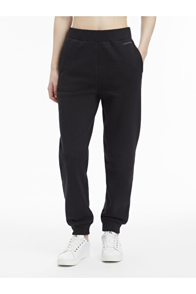 Calvin Klein Women Black Nano Logo Joggers