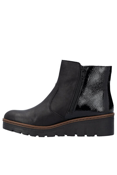 Rieker Casual boots, women, RIEKER, X9150-00 black, -leather 40