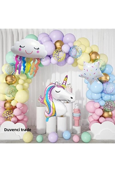 DÜVENCİ TİCARET CONCEPT DE ZI DE NAȘTERE CU TEMATICA UNICORN RAINBOW