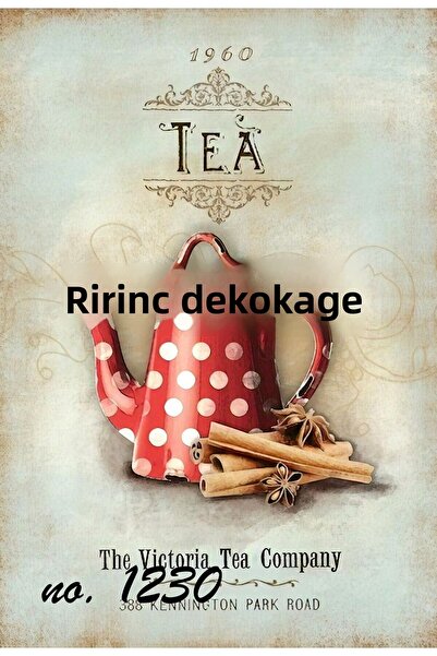 LİNEART ورق ديكوباج نحاسي Lineart رقم: L1230 - 29x42 سم