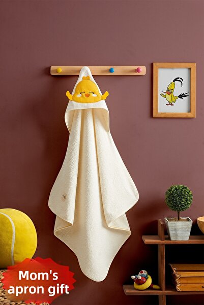 TEKSMODA 100% Cotton Baby Swaddle Towel - BİRD