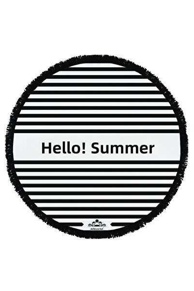 ECEMRE Στρογγυλή πετσέτα παραλίας