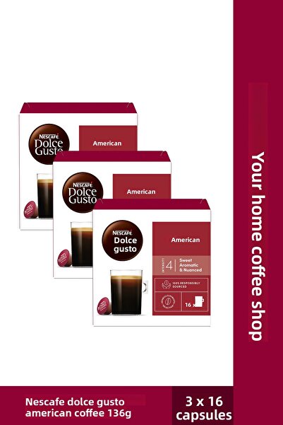 Nescafe دولتشي غوستو كوفي أمريكانو 16 كبسولة × 3 قطع
