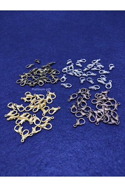 platin hediyelik 100 τεμάχια τεσσάρων χρωμάτων 502 Κρεμαστό κλιπ βραχιολιού π...