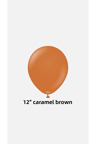 Kalisan Caramel Brown Colored 10 Balloons