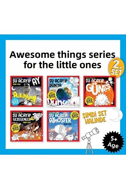 Uğurböceği Yayınları Acayip Things Array for Even Smaller (2. Set-5 Books)