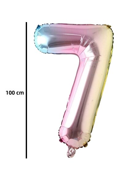 Aşkın Parti Evi 7 Number Colored Foil