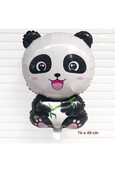 Parti Station Panda Birthday Balloon Set Star Balloon Foil Set Concept Birthd...
