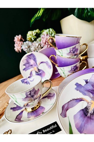 CASA DE BELLA Orkide Bone Coffee Cup for 2 Persons