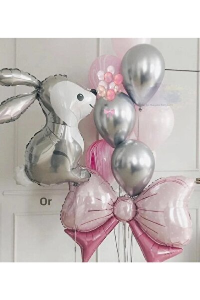 Bkmc SET DE BIRTEZI DE BALON IEPURAȘĂ FETĂ SET DE PETEZE DE NAȚIUNE