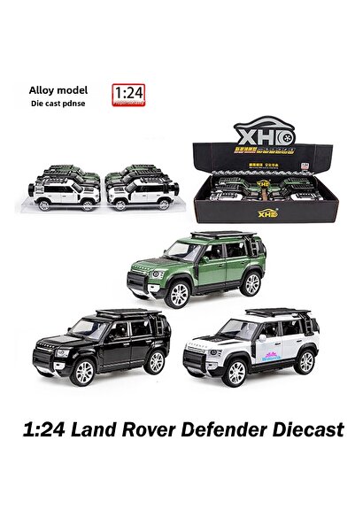 hediyecik 1:24 لاند روفر ديفندر دييكاست سيارة معدنية قابلة للجمع