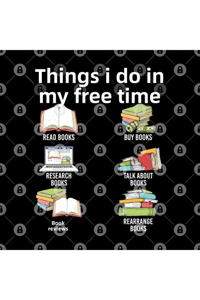 TatFast Things I Do In My Spare Time Funny Books Lovers Sarcastic Mug