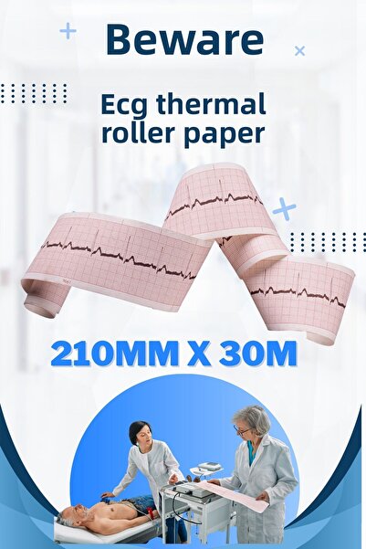 HATTAT 6 Pieces Thermal Ecg Rolls - 210Mmx30M, Biocare Medwelt, Nihon Kohden ...