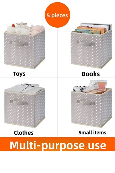 Ekici home textile 5 Pieces - Wardrobe Underwear Toy Organizer Folding Storag...