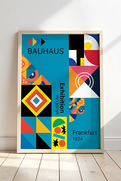 Opak Design Ζωγραφική τοίχου σε στυλ Bauhaus με μικτό χρώμα Vintage γεωμετρικ...