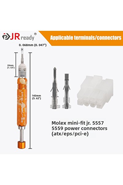 Choice DAP-D173 JRready أداة استخراج دبوس قضيب القذف، أداة استخراج Mini-Fit J...