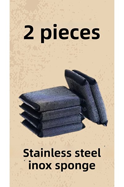 FOREVERSTORS Σετ 2 τεμαχίων Magic Inox από ανοξείδωτο σύρμα και σφουγγάρι πιάτων