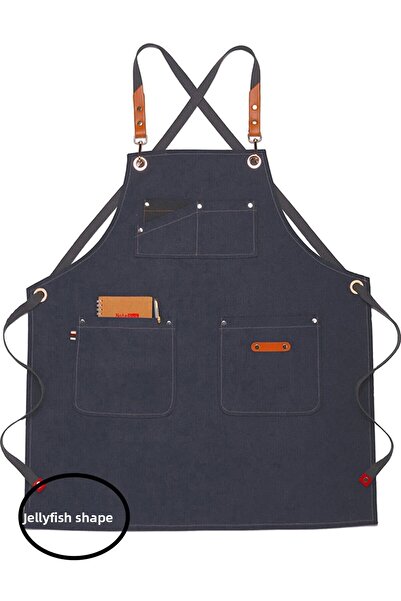 medusaforma مريلة مطبخ ذات حزام متقاطع ماستر شيف مقهى الشيف النادل كوك تصفيف ...