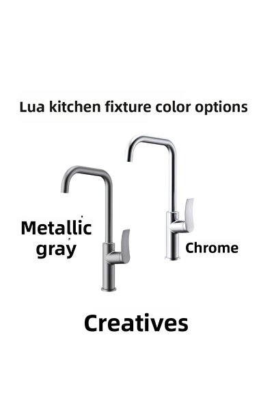 Creavit صنبور حوض شلال من الكروم - موديل LU8500