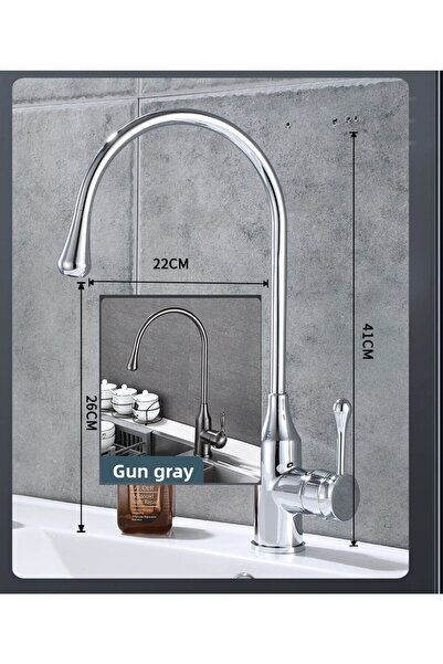 OEM Kitchen Sink Faucet Anthracite Gray New Model