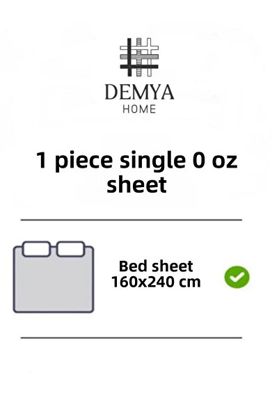 Demya Home Cearşaf simplu din bumbac 160x240 cm
