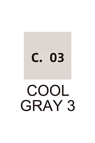 Zig Kurecolor Kc-3000 Twin S - C03 Cool Gray Marker Pen