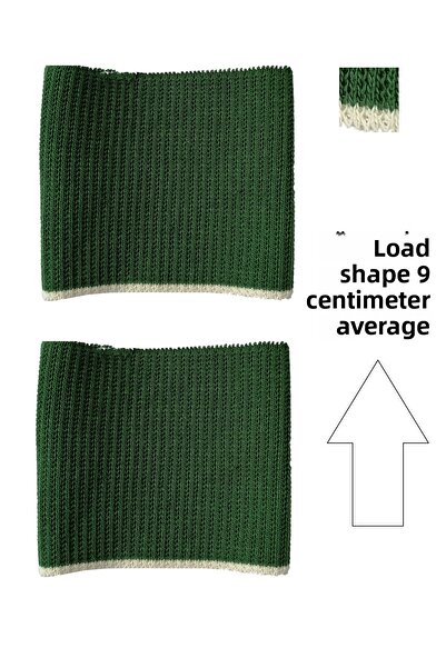 U5 FASHION قطعتان من أشرطة الذراع المضلعة التريكو في الصورة