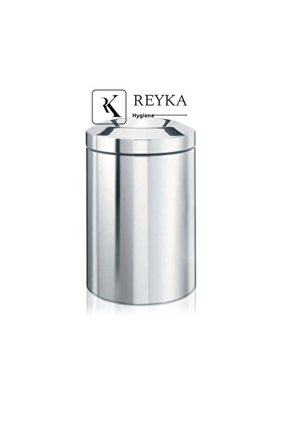 REYKA HİJYEN Trash Can Flame Proof 7 Lt Hoop Stainless Steel