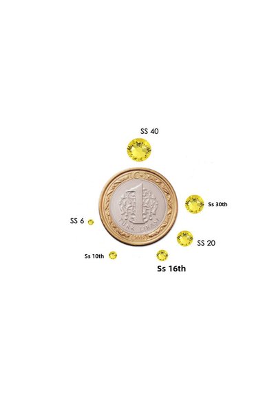 Klassiqe Ss20 (5mm) Gold Hematite Hotfix Stone - 1440 Pieces - Iron-On