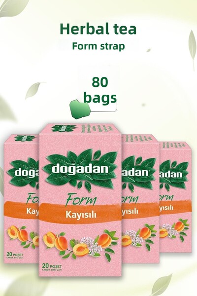 Doğadan Form Tea with Apricots 20 Pieces X 4 Pieces